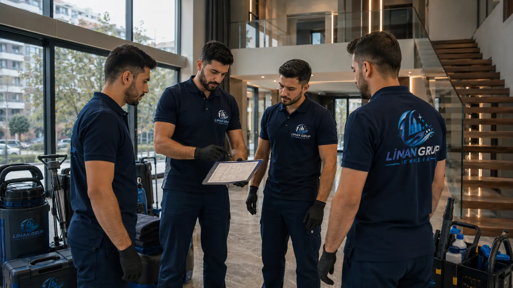 Liman Grup Temizlik profesyonel temizlik ekibinin çalışma görseli