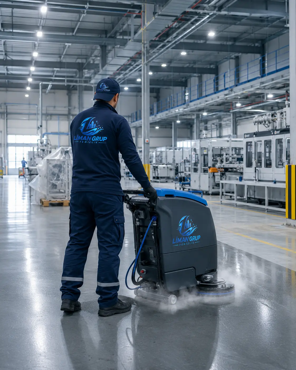 Liman Grup Temizlik Ankara inşaat sonrası fabrika ve üretim alanı temizliği